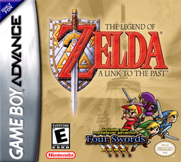 Zelda no Densetsu: Kamigami no Triforce box art for GameBoy Advance